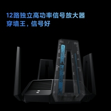 【星際堡壘】小米路由器AX9000家用千兆端口5G三頻無(wú)線wifi6增強(qiáng)大戶型穿墻王全屋WiFi光纖電競(jìng)mesh